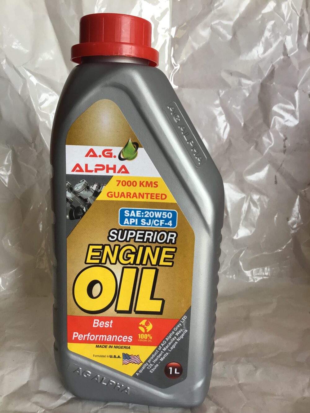 AG ALPHA Oil 20W50 (1L)