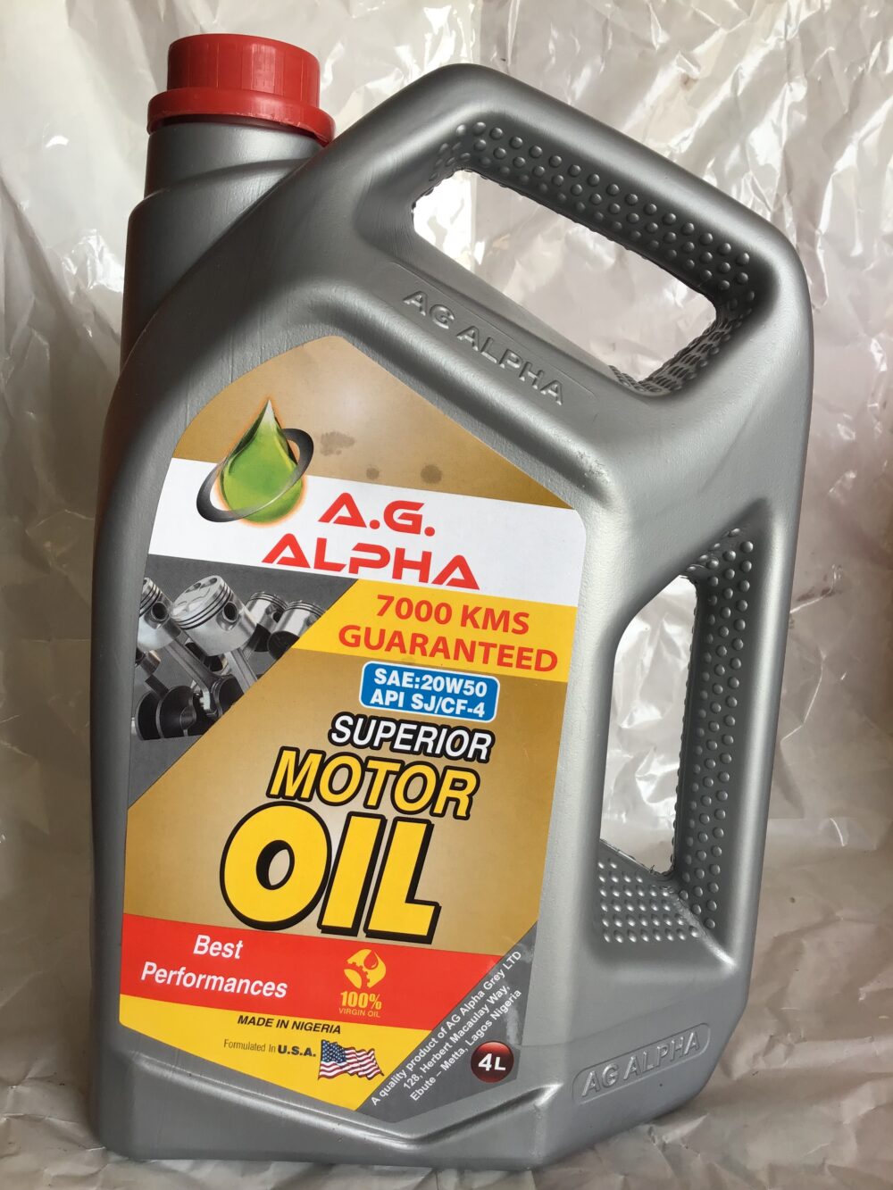 AG ALPHA Oil 20W50 (4L)