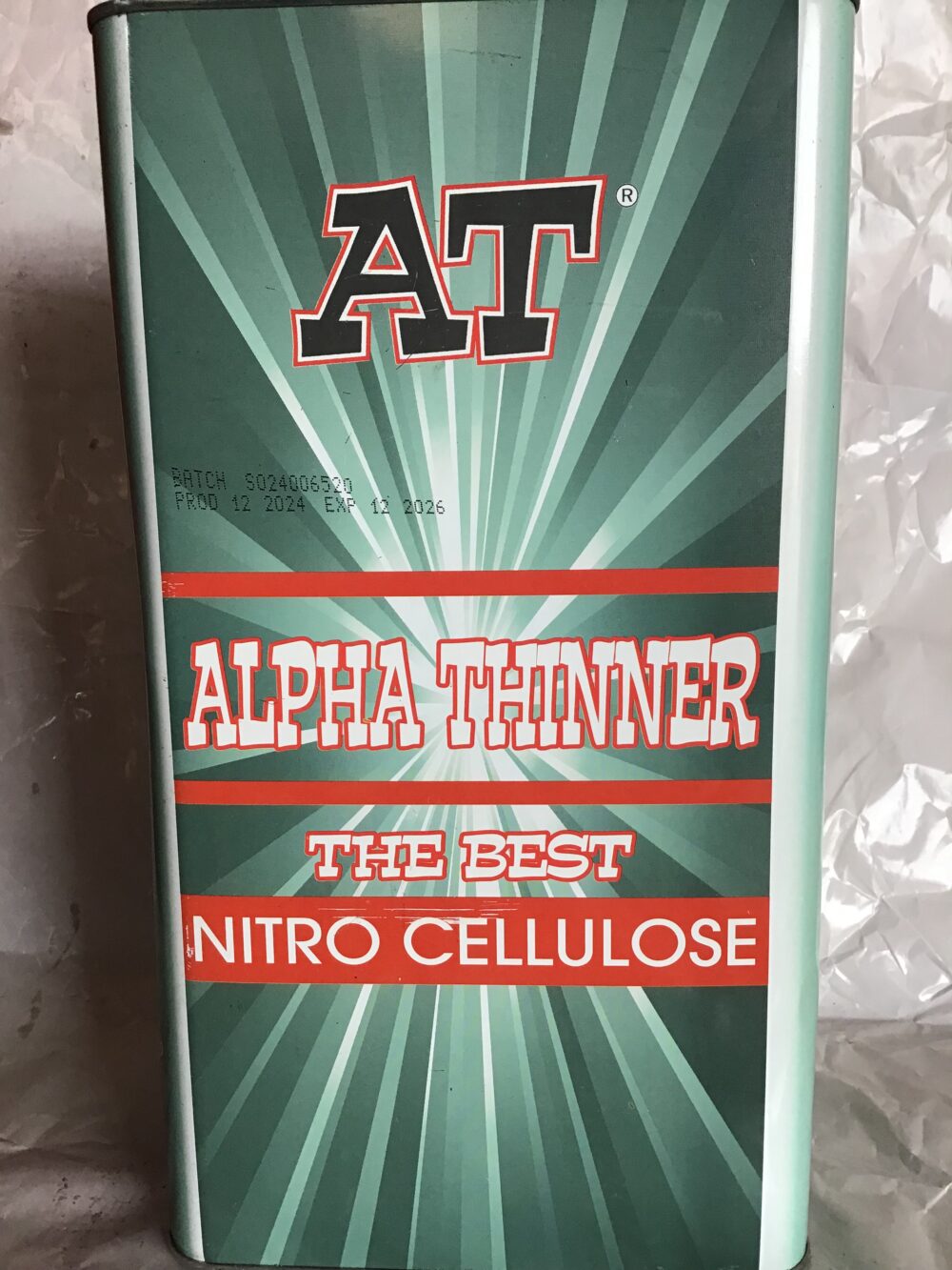 AG Alpha Nitrocellulose Thinner (4.5L)