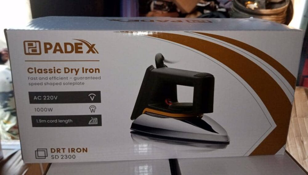 Padex Non-Stick Dry Pressing Iron (220V)